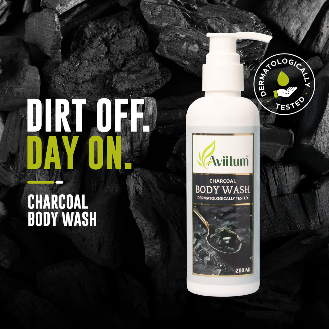 Charcoal Body Wash 200ml