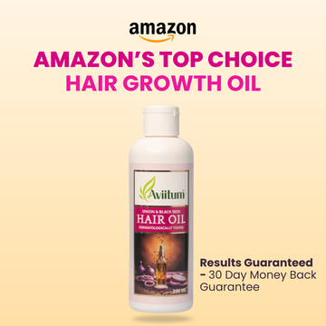 Advanced Hair Growth Oil | Onion & Black Seed Hair Oil | 200 ml