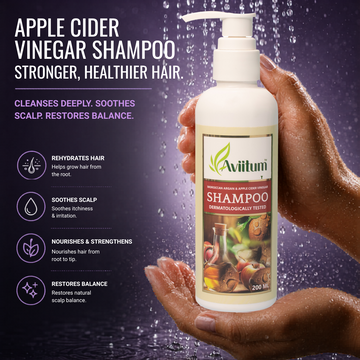 Moroccan Argan & Apple Cider Vinegar Shampoo 200ml