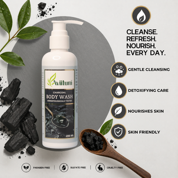 Charcoal Body Wash 200ml
