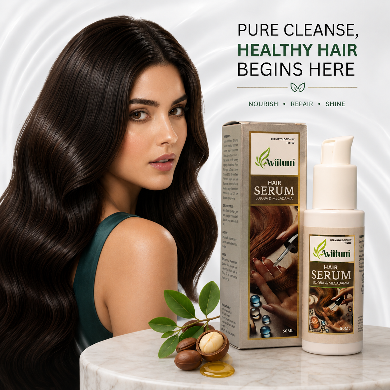 Jojoba & Mecademia Hair Serum 10 Spf 50ml