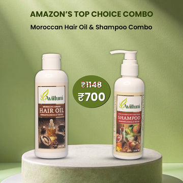 Moroccan Hair Oil & Shampoo Combo