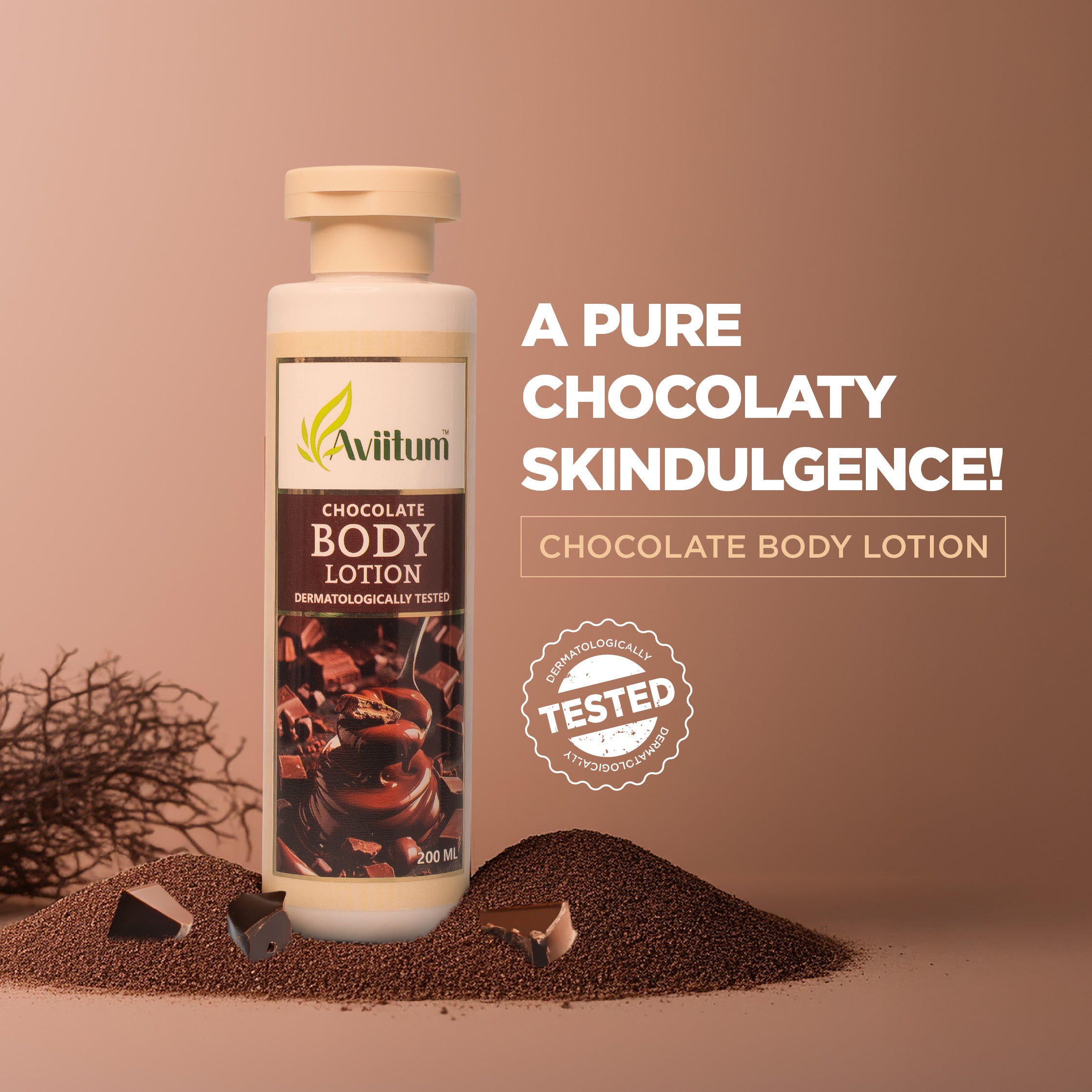 Chocolate Body Lotion With Cocoa And Shea Butter 200ml