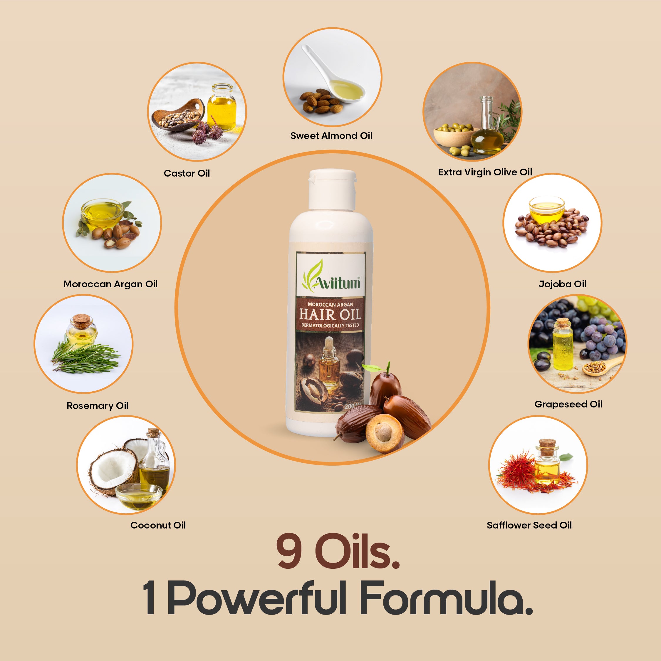Moraccan Argan Hair Oil 200ml
