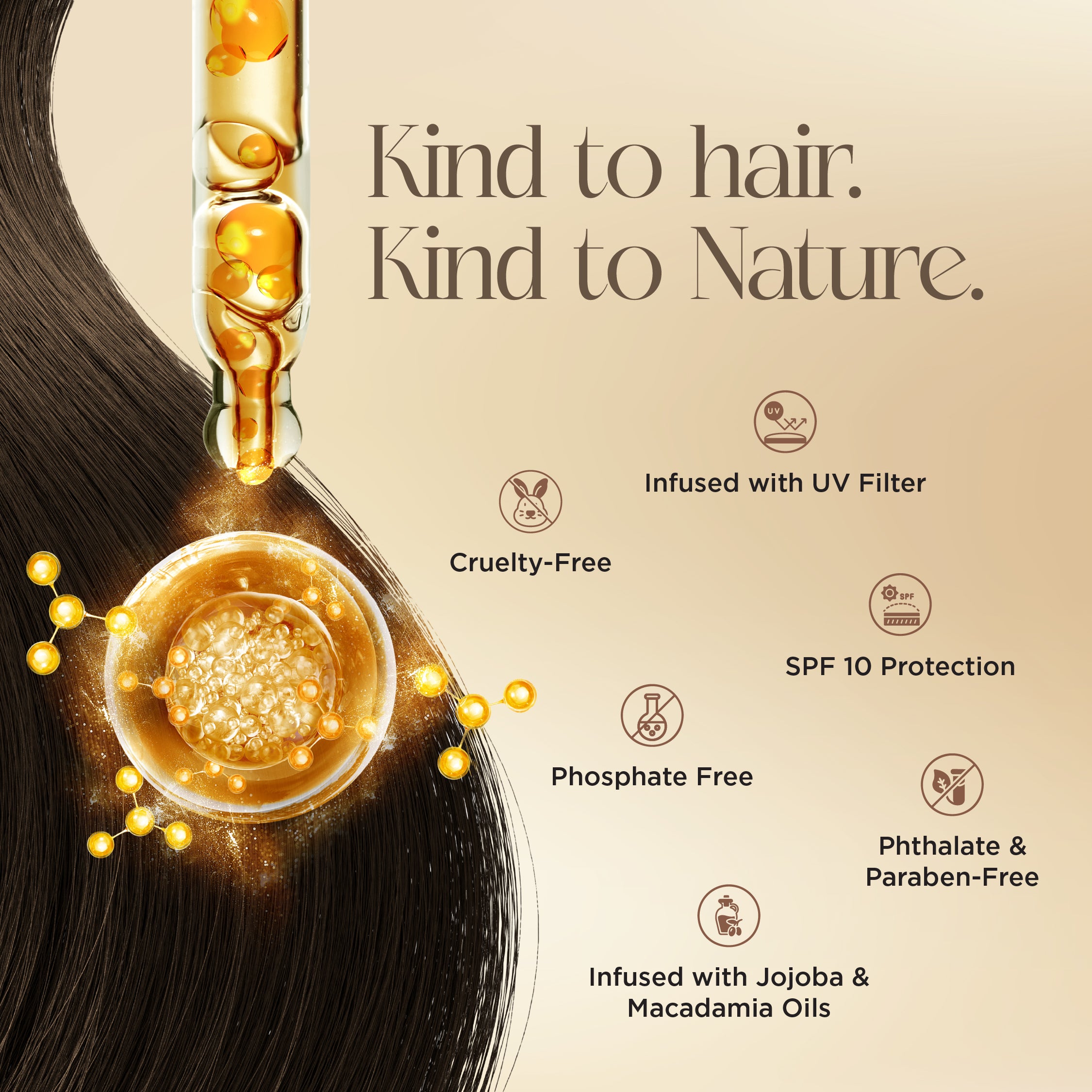 Jojoba & Mecademia Hair Serum 10 Spf 50ml