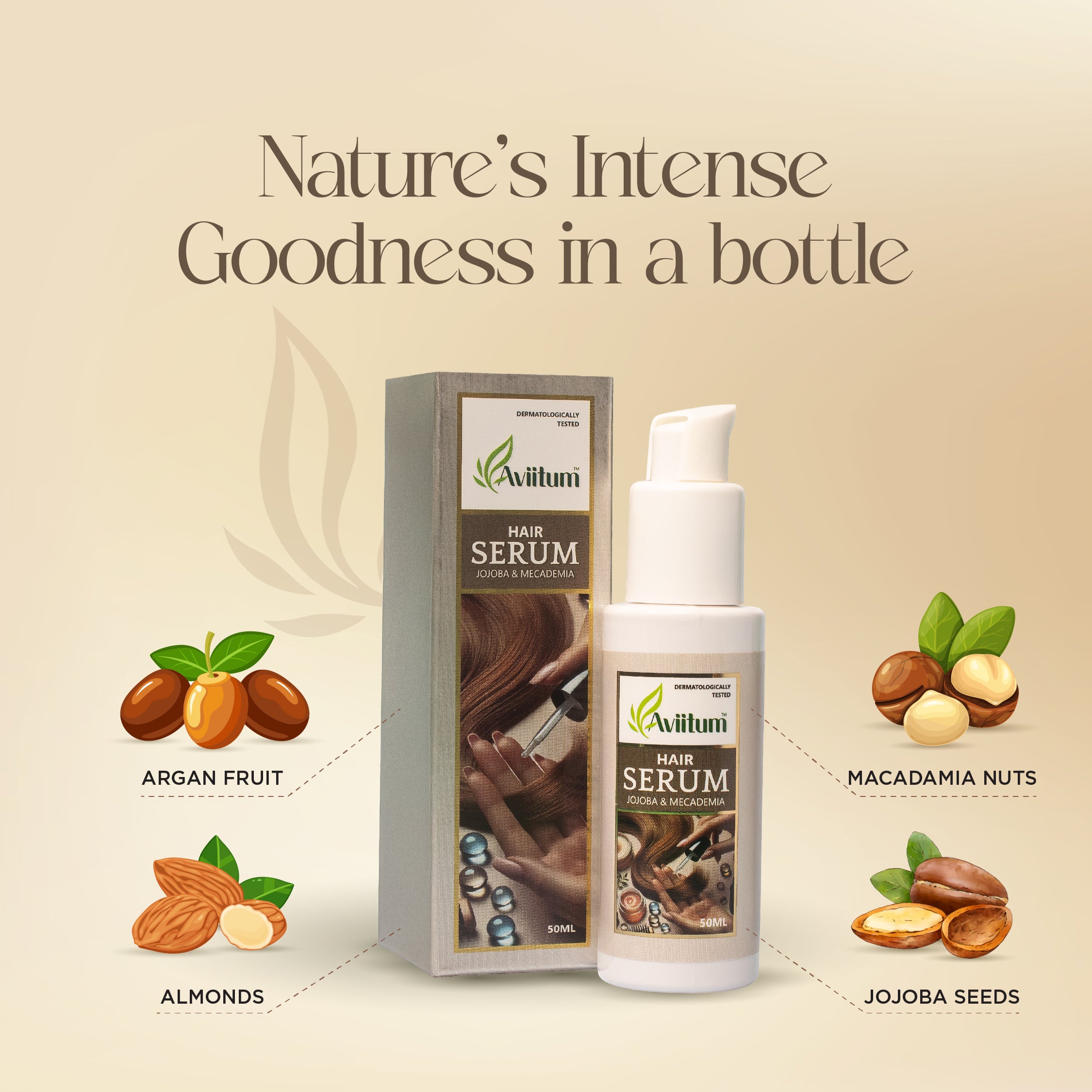 Jojoba & Mecademia Hair Serum 10 Spf 50ml