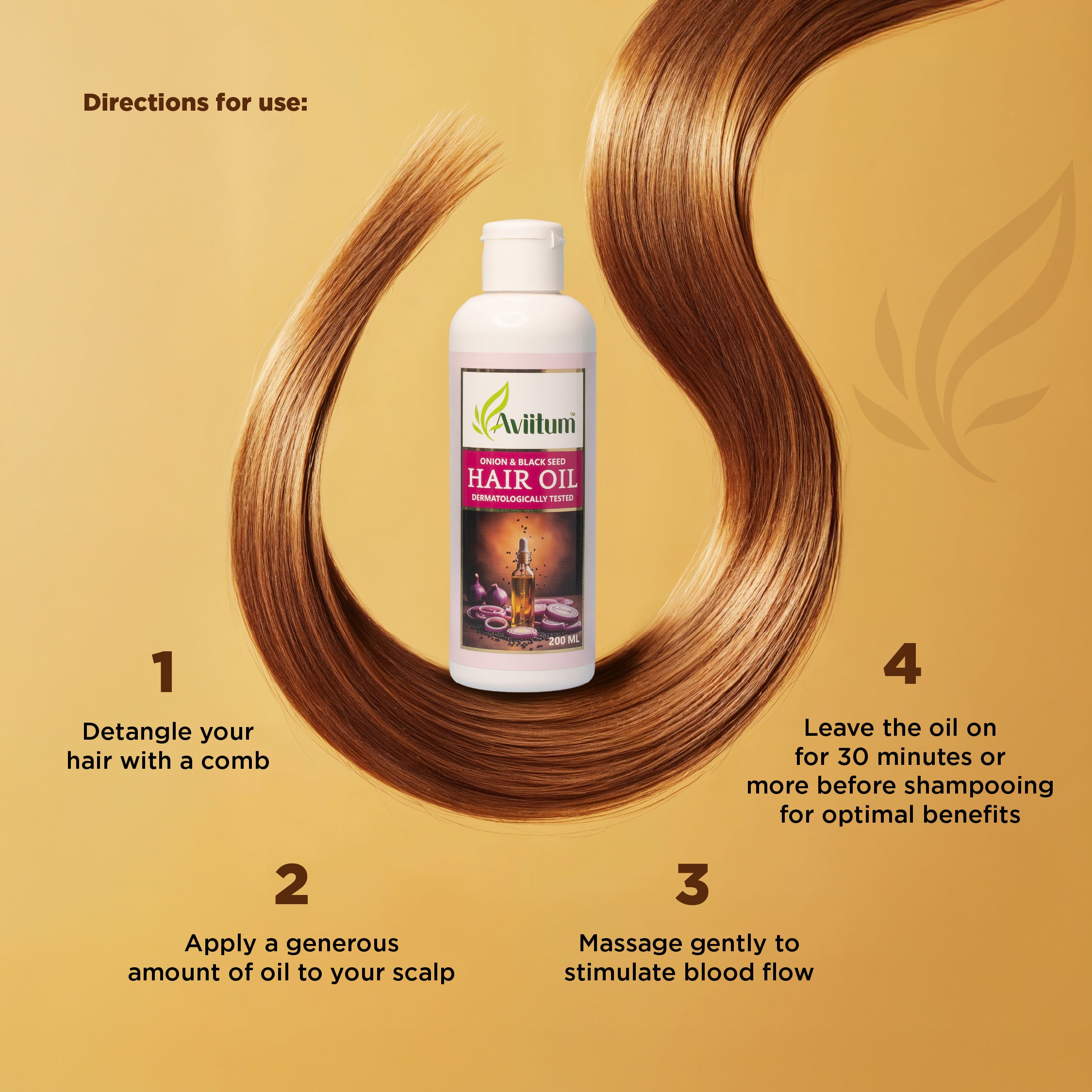 Onion seed & Black Seed Hair Oil 200ml