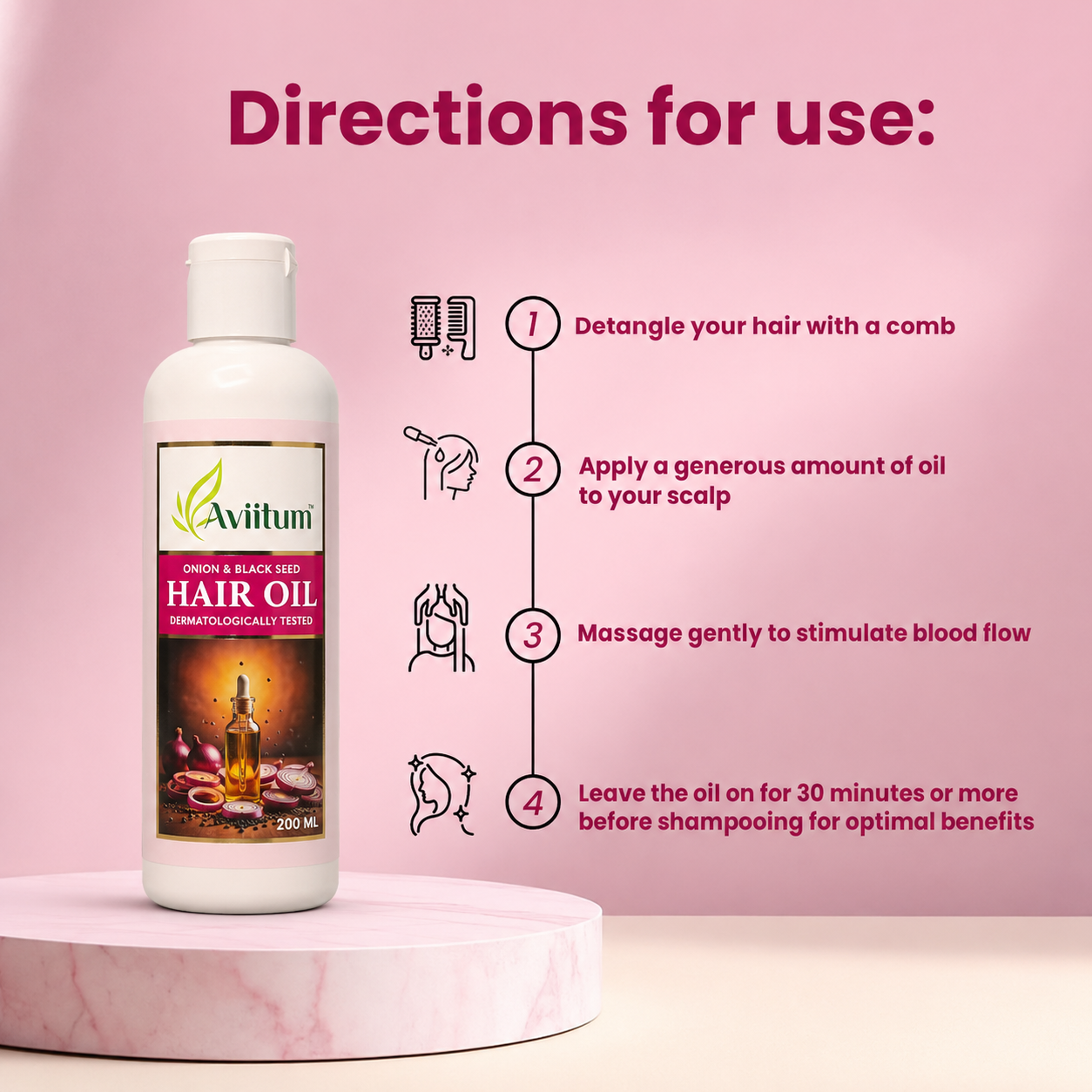 Advanced Hair Growth Oil & Shampoo Combo