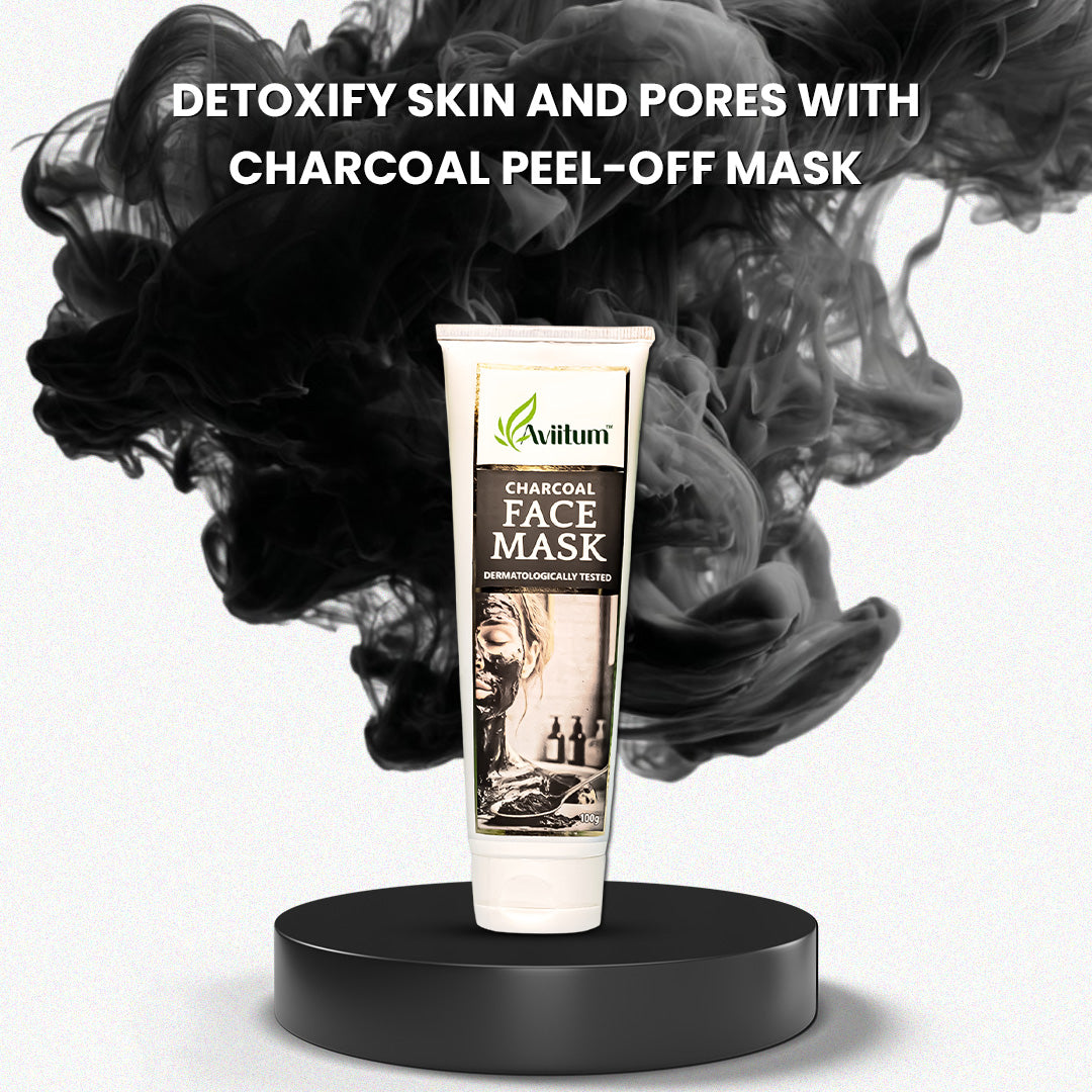 Charcoal Detox Face Mask & Coffee Face Wash Combo